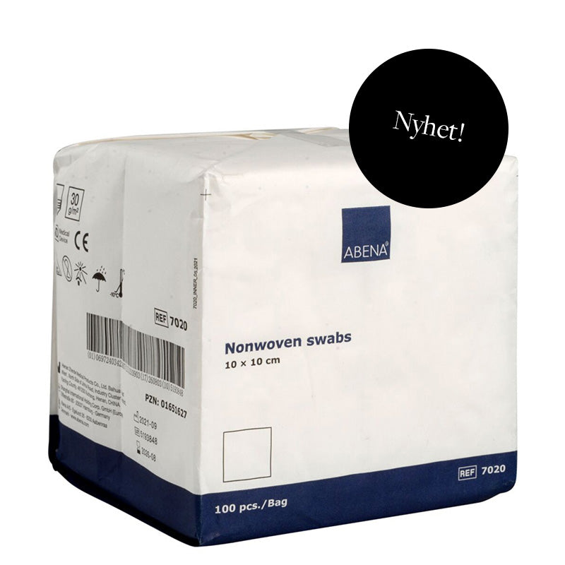 Non-woven-kompress, 10x10 cm, 100-pack