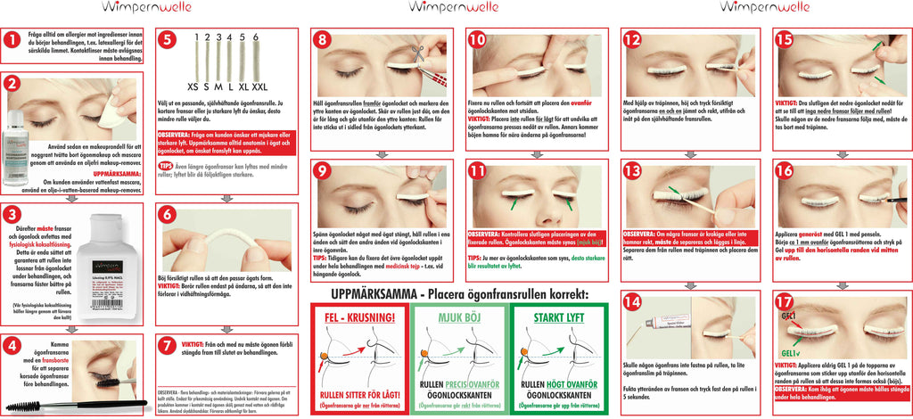 lashlift produkter salong