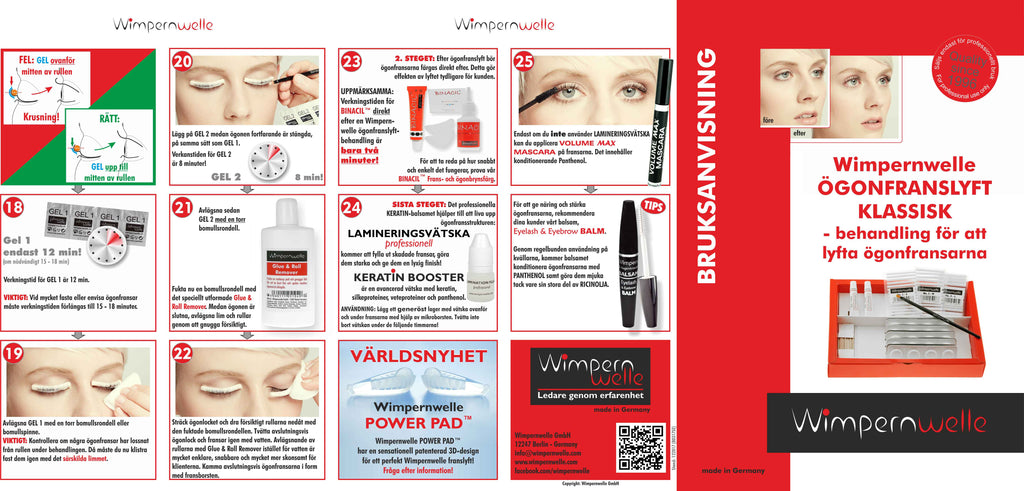 lashlift produkter salong